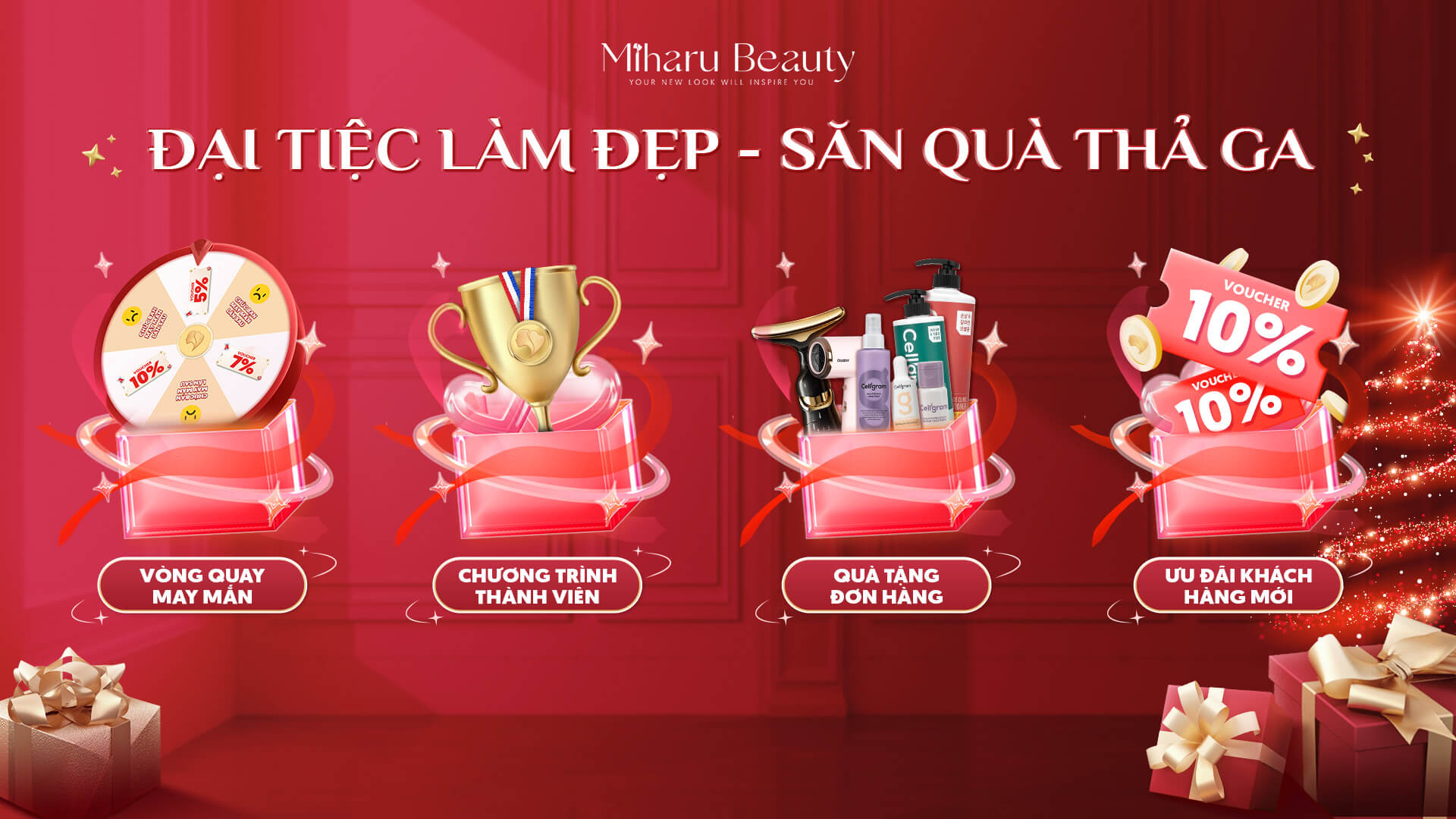 THÁNG 12 - ĐẠI TIỆC LÀM ĐẸP - SĂN QUÀ THẢ GA