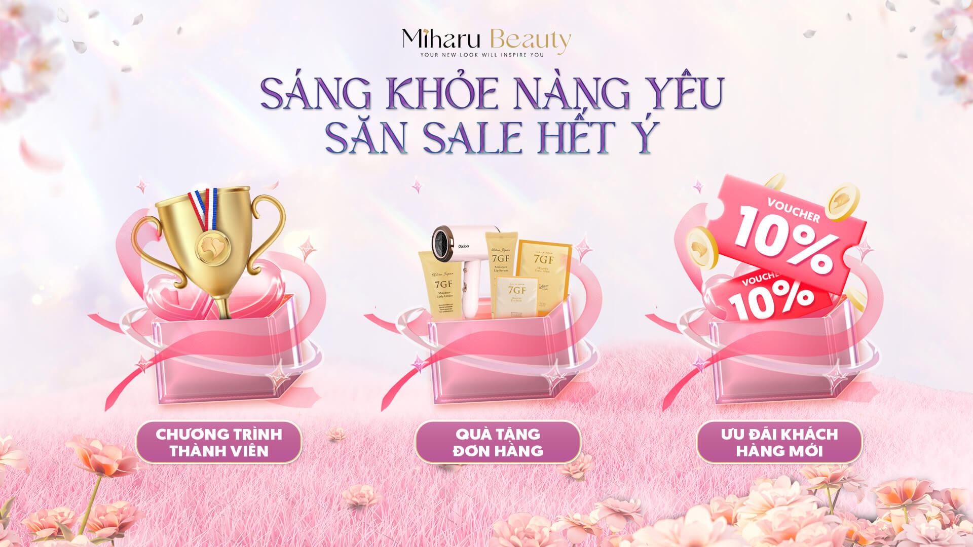 THÁNG 3 - SÁNG KHỎE NÀNG YÊU - SĂN SALE HẾT Ý