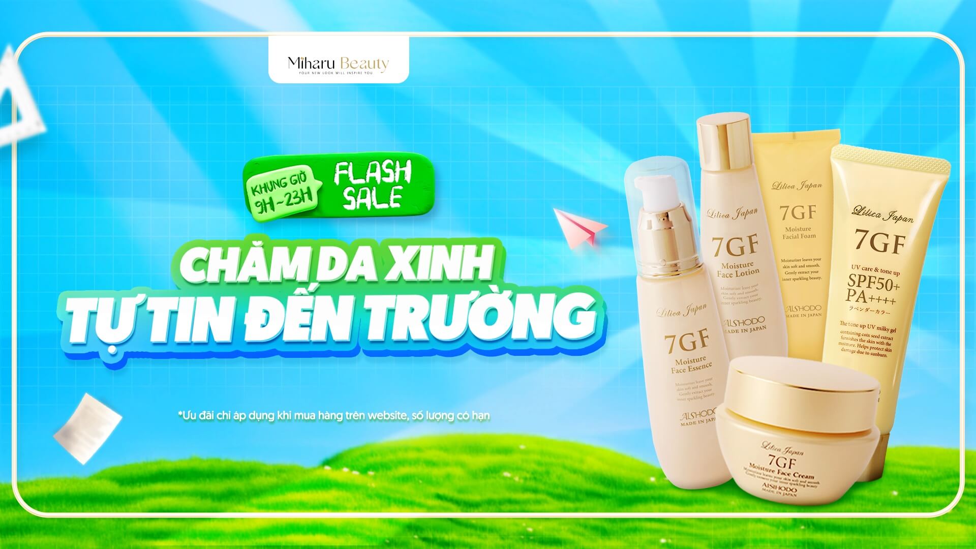 THÁNG 9 - CHĂM DA XINH TỰ TIN ĐẾN TRƯỜNG