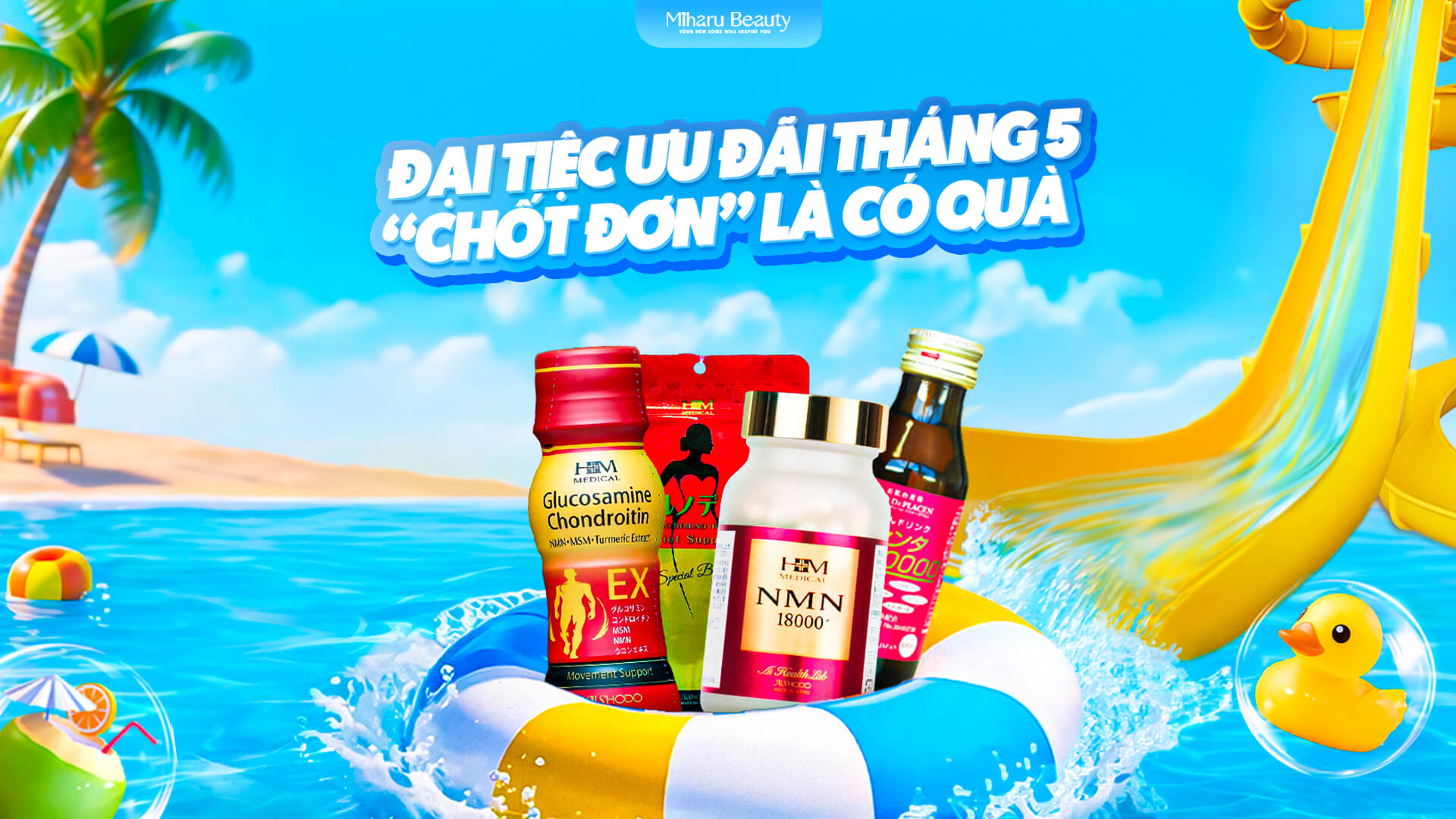 Tháng 5 rực rỡ: “đánh thức” thanh xuân với đại tiệc quà tặng từ Miharu Beauty